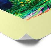 Gelukkig Vertrek Boom Van De Wereld Poster (Hoek)