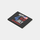 Gelukkig vierde juli Onafhankelijkheidsdag Post-it® Notes (Schuin)