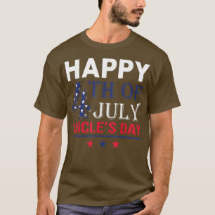 Gelukkig vierde juli Unce Dag voor Patriotica Prid T-shirt