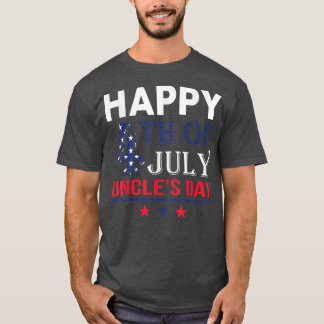 Gelukkig vierde juli Unce Dag voor Patriotica Prid T-shirt