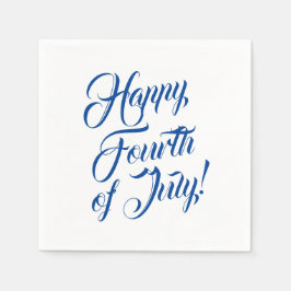 Gelukkig Vierde van het manuscript blauwe witte el Servet