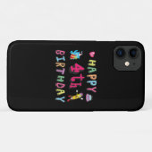 Gelukkig vierde verjaardag. 4 jaar per dag. Case-Mate iPhone case (Achterkant (horizontaal))