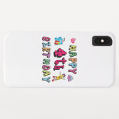 Gelukkig vierde verjaardag. 4 jaar per dag. Case-Mate iPhone case (Achterkant (horizontaal))