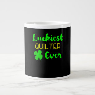 Gelukkig vierkant ooit patricks Day Irish Quilling Grote Koffiekop