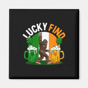 Gelukkig vinden Bigfoot Fijne St. Patrick's Dag Sh Magneet