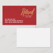 Gelukkig Visitekaartjes in ruste (Voorkant / Achterkant)