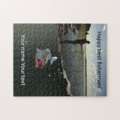 Gelukkig vissen legpuzzel (Horizontaal)