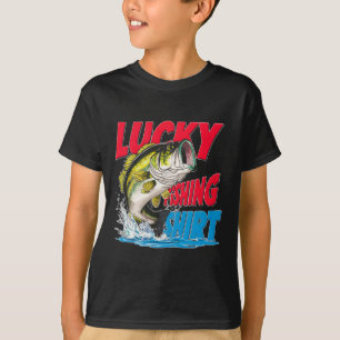 Gelukkig Vissershemd Grappig Byss Visser Fun Hoek T-shirt