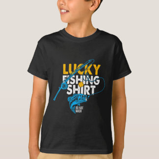 Gelukkig Vissershemd Niet Wassen Voor Een Visser  T-shirt