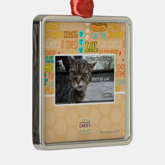 Gelukkig voelt u? metalen ornament (Rechts)