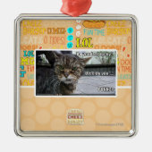 Gelukkig voelt u? metalen ornament (Voorkant)