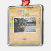 Gelukkig voelt u? metalen ornament (Links)