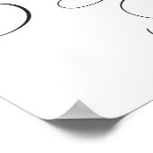 Gelukkig Voor Altijd Bord Poster (Hoek)