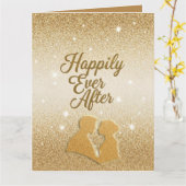 Gelukkig voor altijd kaart (Gele Bloem)