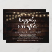 Gelukkig voor Altijd, Rustieke Lichtslinger, Gauw Kaart (Voorkant / Achterkant)