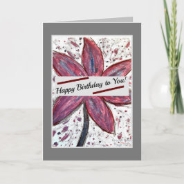 Gelukkig voor je. kaart