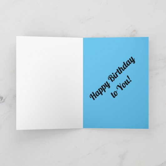 Gelukkig voor je. kaart (Binnen)