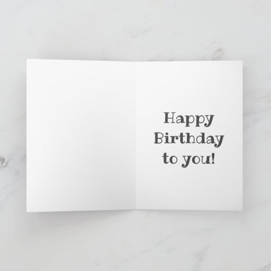 Gelukkig voor je. kaart (Binnen)