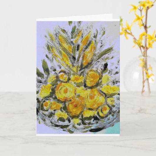 Gelukkig voor je. kaart (Gele Bloem)