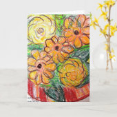 Gelukkig voor je. kaart (Gele Bloem)