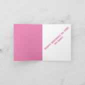 Gelukkig voor je. kaart (Binnen)