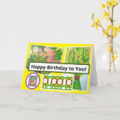 Gelukkig voor je. kaart (Gele Bloem)