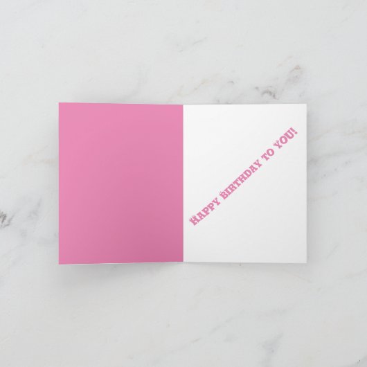 Gelukkig voor je. kaart (Binnen)