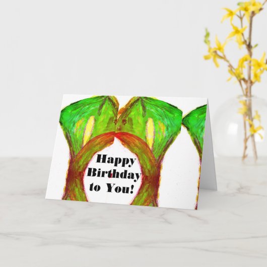 Gelukkig voor je. kaart (Gele Bloem)