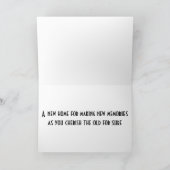 GELUKKIG VOOR JOU/NIEUWE HERINNERINGEN IN JE NIEUW AANKONDIGING (Binnen)