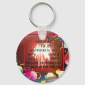 Gelukkig voor ons sleutelhanger (Voorkant)