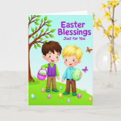 Gelukkig Voorjaar Vrienden Kaart (Gele Bloem)