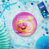 Gelukkig voorstel papieren bordje (Feest)