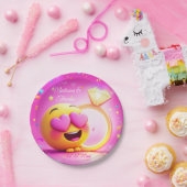 Gelukkig voorstel papieren bordje (Feest)