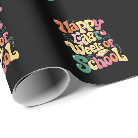 Gelukkig vorige week van schoolleraren leerlingen cadeaupapier (Rol Hoek)