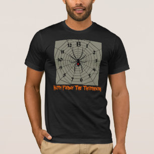 Gelukkig vrijdag de 13de! 13 uur spinklokloopvlak t-shirt