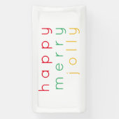 GELUKKIG VROLIJK FEestelijk 60x30cm Banner (Verticaal)