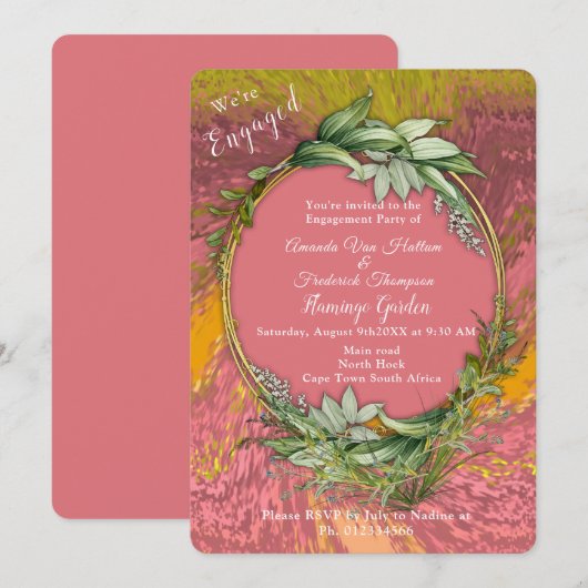 Gelukkig vrolijk optimisme abstract kaart (Voorkant / Achterkant)