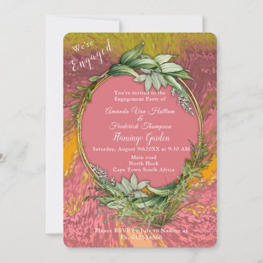 Gelukkig vrolijk optimisme abstract kaart (Voorkant)