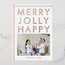 Gelukkig Vrolijk Prettig Familie Foto Kerst Goud
