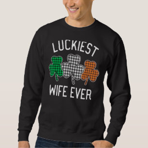 Gelukkig vrouw op St Patrick's Day Irish Play Cl Trui