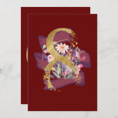 Gelukkig vrouwendag wenskaart (Voorkant / Achterkant)