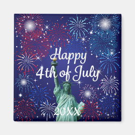 Gelukkig vuurwerk van 4 juli magneet