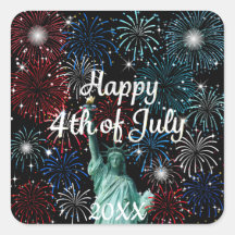 Gelukkig vuurwerk van 4 juli