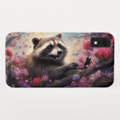 Gelukkig Wasbeer iPhone / iPad hoes (Achterkant (horizontaal))