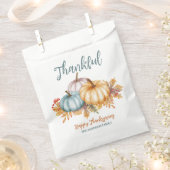 Gelukkig waterverf pompoenen Happy Thanksgiving Bedankzakje (Geknipt)