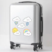 Gelukkig weer Cloud Sticker (Koffer)