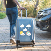 Gelukkig weer Wolk  Sticker (Koffer Insitu)