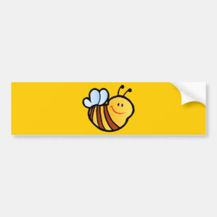 GELUKKIG WEINIG LEUKE HONING INSE VAN DE CARTOON BUMPERSTICKER