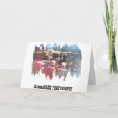 Gelukkig Wenskaart Hollywood! Kaart (Achterkant)