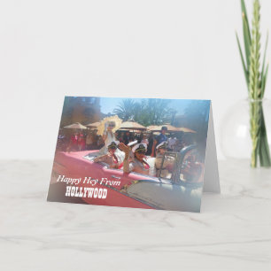 Gelukkig Wenskaart Hollywood! Kaart